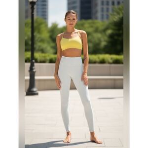 Lululemon Leggings Light Gray Size 12 High Rise